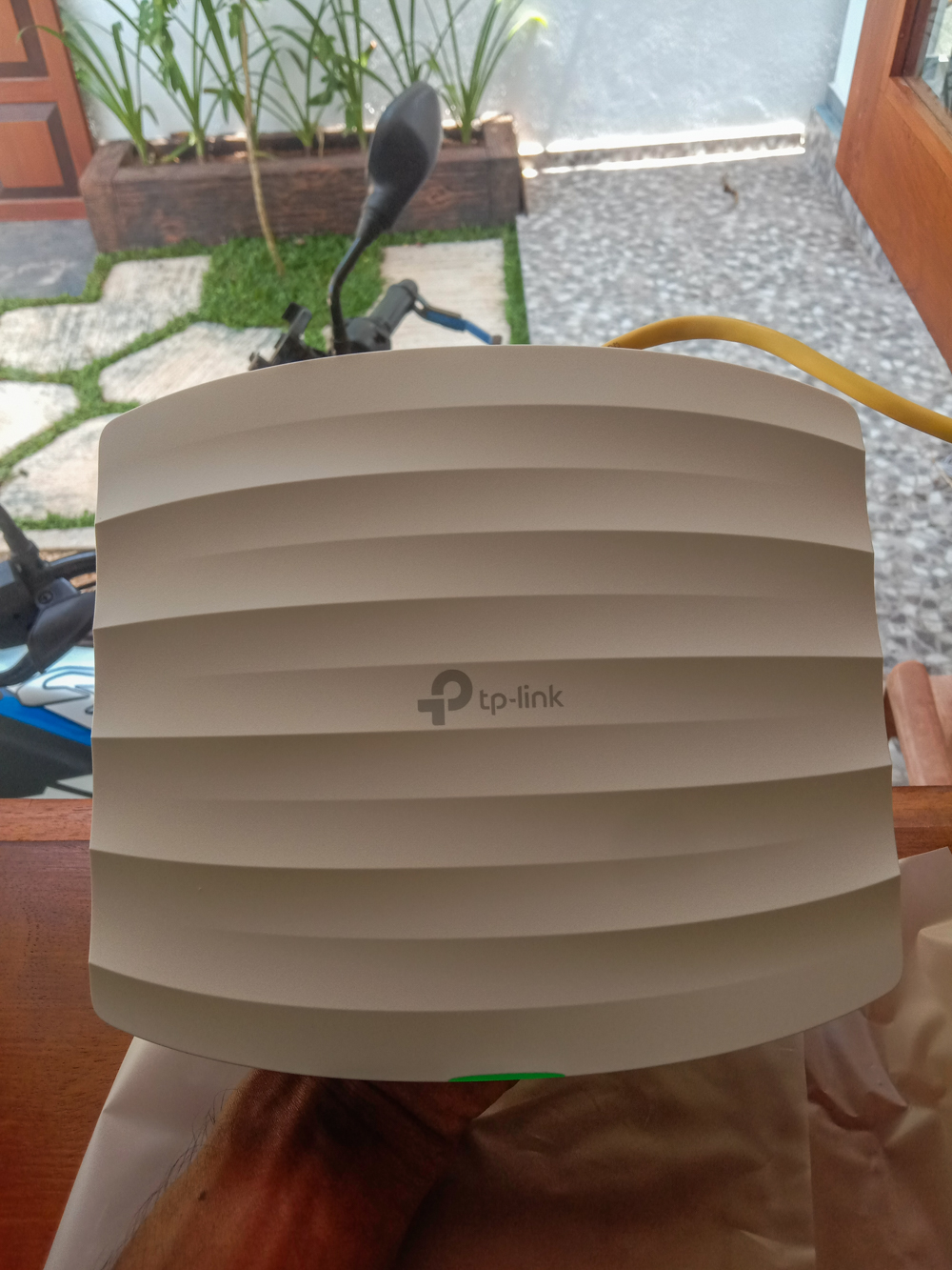 TP-Link EAP110 ceiling-mount Wi-Fi access point installed at Thalpe property by US Layer