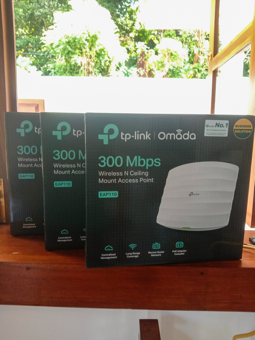 Completed TP-Link EAP110 Wi-Fi access point installation at Thalpe property — US Layer